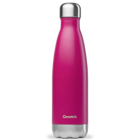 Gourde Isotherme Qwetch 500ml Rose Magenta P Tits Poids Carottes
