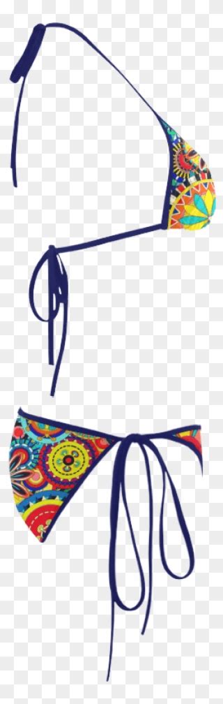 Pop Mandala Custom Bikini Swimsuit Swimsuit Clipart Pinclipart