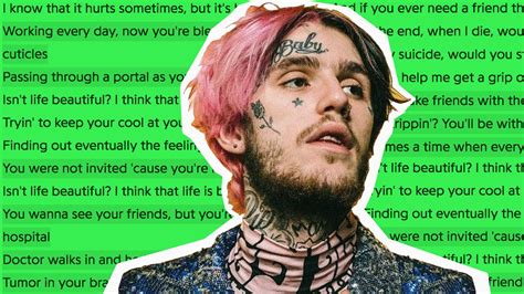 Lil Peep Quotes Life Is Beautiful The Quotes