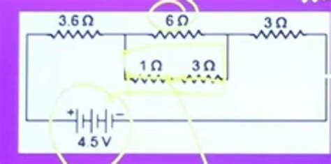 Find The Current Flowing Through The Following Electric Circuit Find