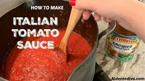 How To Make Italian Tomato Sauce Youtube