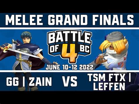 Golden Guardians Zain Vs Tsm Ftx Leffen Melee Singles Grand