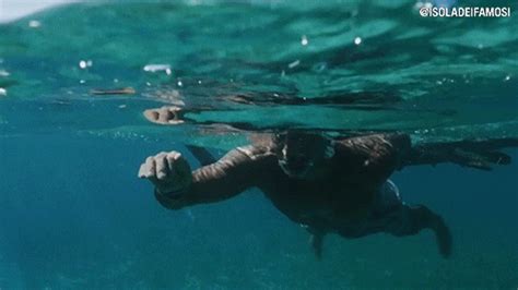 Raz Degan Swim  By Isola Dei Famosi Find And Share On Giphy