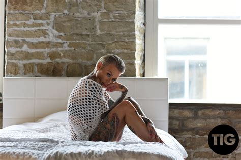 Gorgeous Inked Babe Becky Holt Shows Her Tattoos And Strips In A Solo CoedCherry