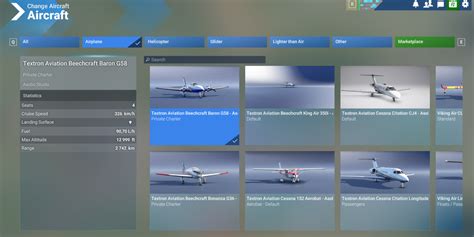 Full list of aircraft with Garmin G1000 in MSFS 2024 Deluxe Edition ...