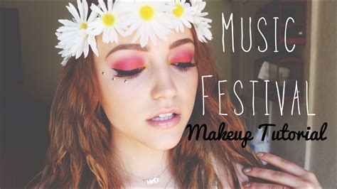 Music Festival Inspired Makeup Tutorial L Collab W Alison Henry Youtube