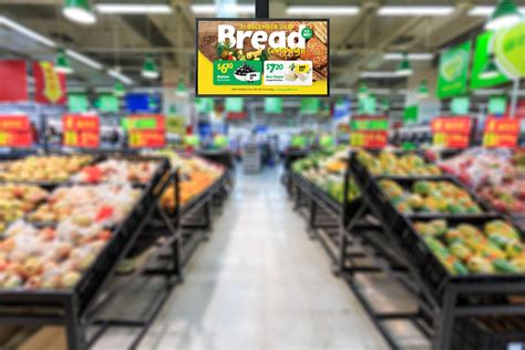 Changing Grocery Shopping Digital Signage In Supermarkets