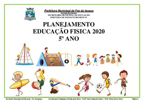 Ed Fisica 5 Ano - Educação Física 5º Ano: Planejamento e Atividades 2020 - Studocu