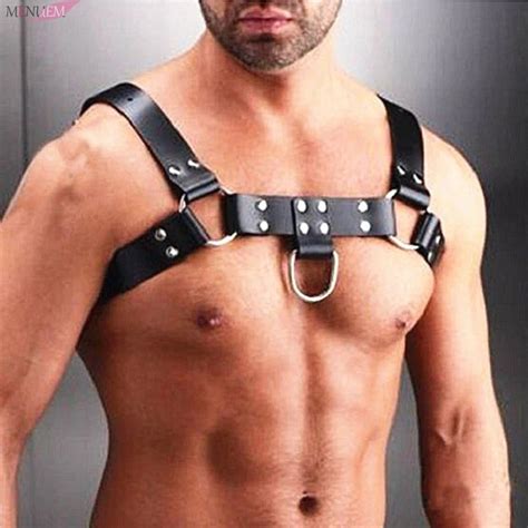 Masculino Lingerie Arnês De Couro Homens Ajustável Fetiche Gay Vestuário Sexual Body Chest