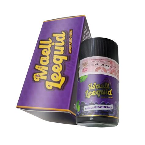 Jual Liquid Vape Vapor Maell Leequid Anggur Paten Kali Mg Ml By