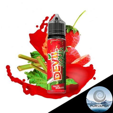 E Liquide Devil Squiz Fraise Rhubarbe Ml Avap Purvapor