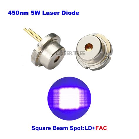 450nm 5W High Power Blue Laser Diode With FAC Compressed Spot