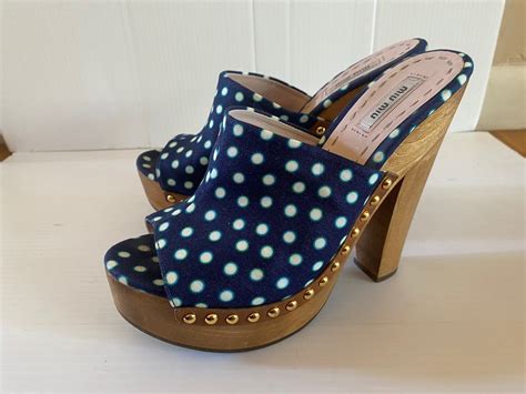 Miu Miu Polka Dot Pumps Mercari