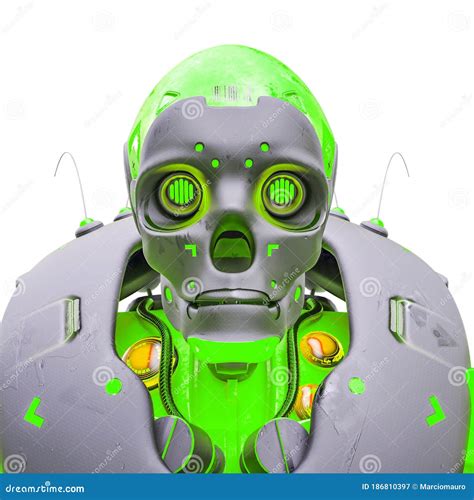 Portrait Of A Terminator Cat Wearing Combat Uniform Stock Photography