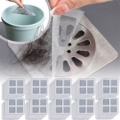 Disposable Floor Drain Filter Stickers Pcs Upgrade Inch