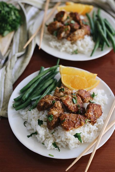 Sticky Orange Chicken The Healthy Maven