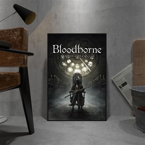 Bloodborne Poster, the Old Hunters Wall Art, Wall Decor, Rolled Canvas ...