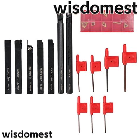 Wisdomest Pcs Lathe Tools Holder Set Mm Shank Mm