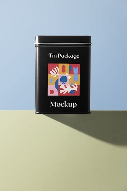 Premium Psd Tin Package Mockup Design