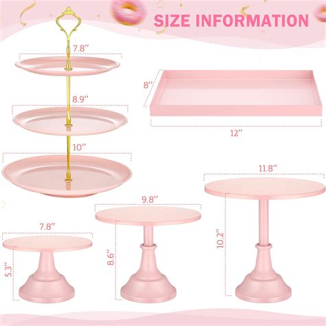 Incomplete Tioncy Pcs Cake Stand Set Metal Cupcake Holder Dessert