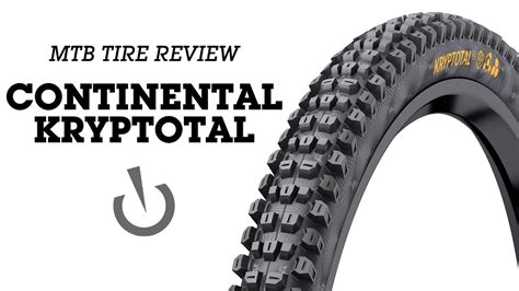 MTB TIRE REVIEW Continental Kryptotal Fr YouTube