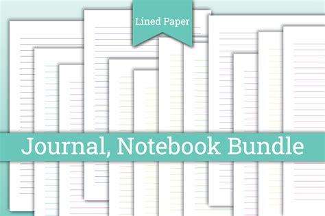 journal notebook lined paper bundle graphic  sumon chandra