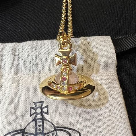 Vivienne Westwood Nana Small Orb Necklace Gold Tone... - Depop
