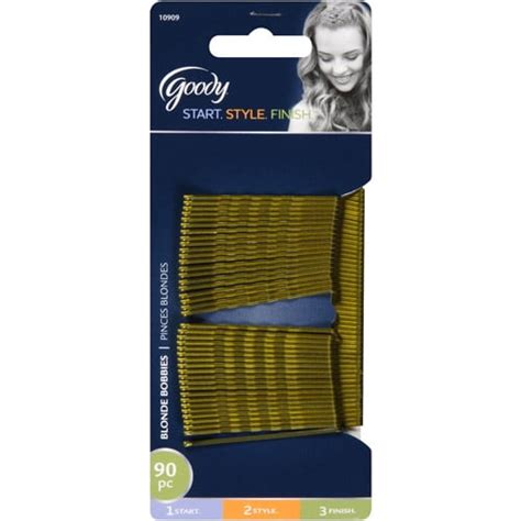Goody Goody Bobby Pins Blonde Count Walmart Walmart