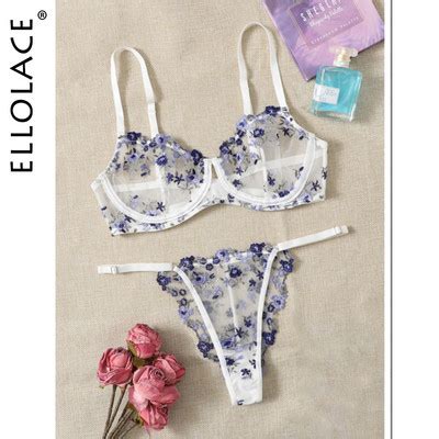 Badu Bg Ellolace Fairy Sexy Lingerie Floral Fancy Underwear