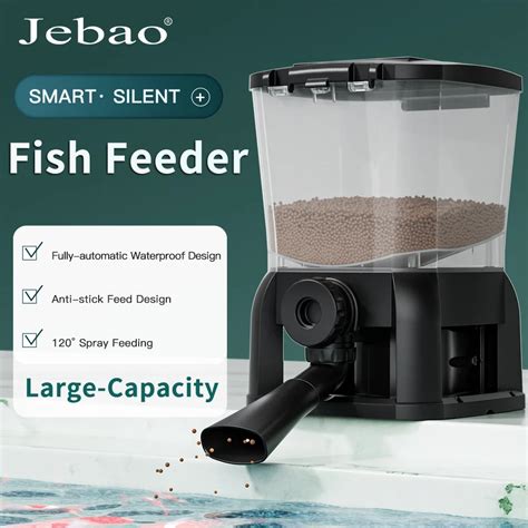 Jebao Fish Feeder Aquarium Fish Pond Large Capacity Automatic Wifi