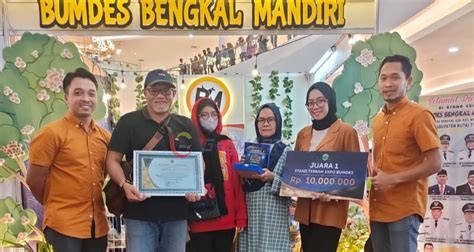 BUMDes Bengkal Mandiri Raih Juara I Stand Terbaik Di Expo BUMDes 2023