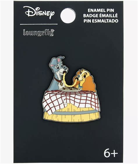 Lady And The Tramp Spaghetti Scene Disney Pin At Hot Topic Disney