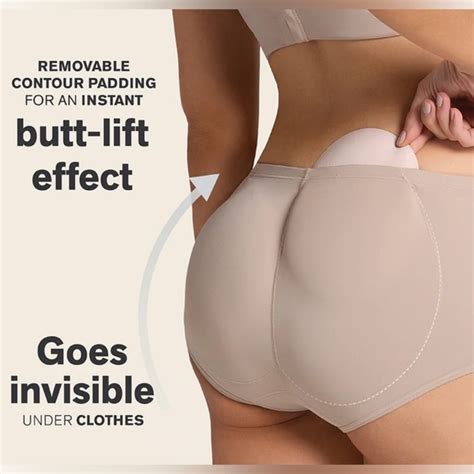 Leonisa Intimates Sleepwear Nwt Leonisa Magic Instant Butt Lift Padded Panty In Nude