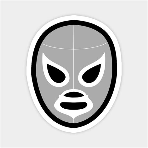 el santo mask wrestli magnet teepublic