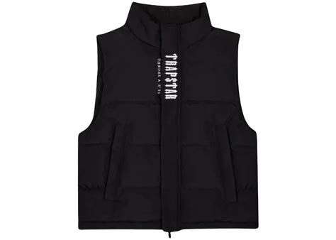 Trapstar Decoded Gilet Black/White Men's - FW23 - US