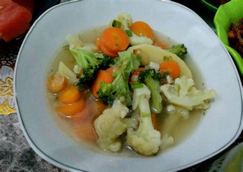 Resep Sayur sop brokoli oleh Nurrahmi Fitri - Cookpad