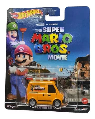 Hot Wheels Premium The Super Mario Bros Movie Plumber Van Envío gratis