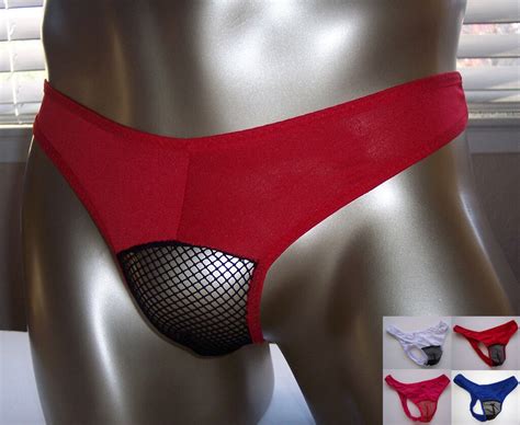 G Hot Men Sexy Mini Thong Skimpy C Thru Fishnet Pouch Ebay