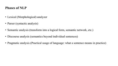 Natural Language Processing Nlp Ppt Free Download