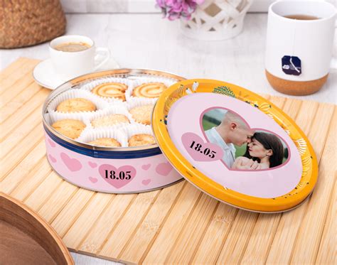 Lata de galletas Romántica personalizada Regalo Original