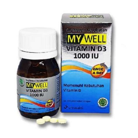 Jual My Well Vitamin D Iu Isi Tablet Memenuhi Kebutuhan Vit