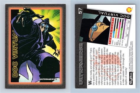 Doc Virtual 57 Ultraverse 1993 Skybox Trading Card