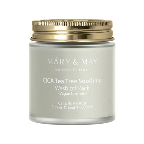 Глиняная маска Mary May CICA TeaTree Soothing Wash off Pack купить в Минске