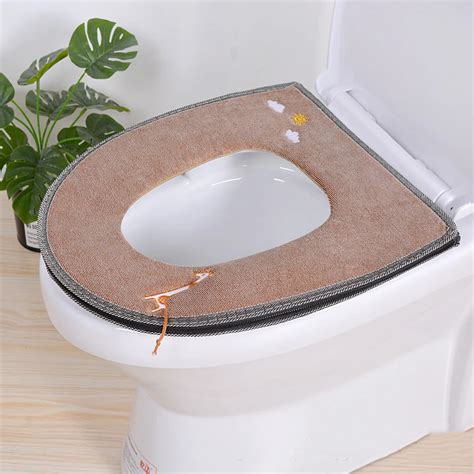 Abattant Wc Sku Housse De Si Ge De Toilette Universelle En Velours