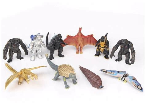 10 шт Король Мотра Гидора Годзилла Фигурка Игрушка Аниме Коллекция ...
