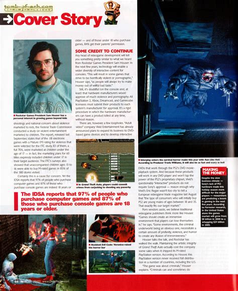 Scans of the Next Gen Magazine with the iconic picture of Lara and Duke