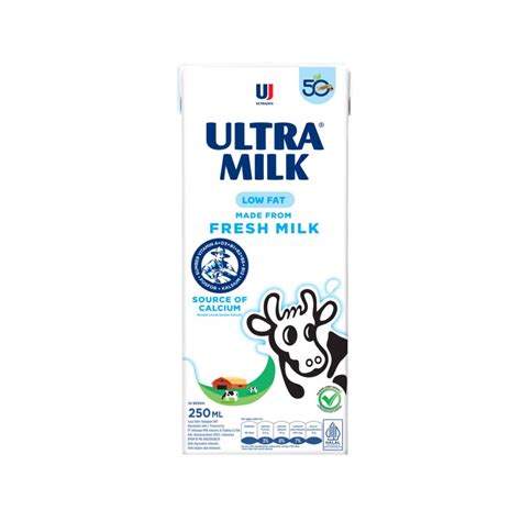 Ultra Milk Low Fat Susu Uht 250ml Astro