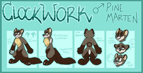 Clockwork Ref Sheet By Sockune What You Think Rfurry