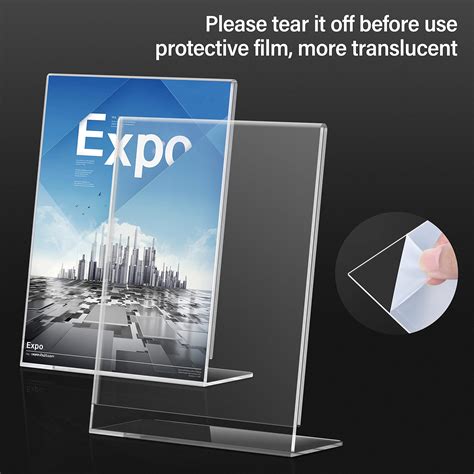 Acrylic Sign Holder 8 5 X 11 Relx Acrylic Display Stand For Display