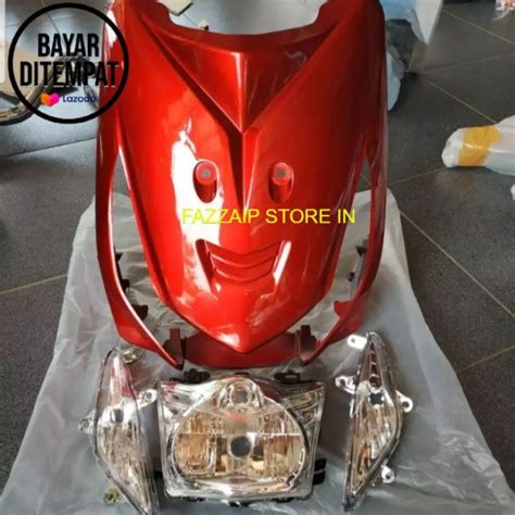 Tameng Dasi Dada Depan Honda Beat Lama Karbu Plus Reflektor Lampu Depan